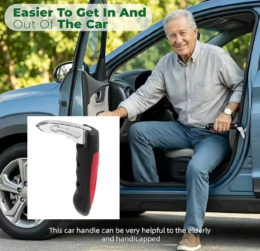 DriveForce™ 2 in 1 Car Door Assist Handle Multifunction Vehicle Support Cane Grab Handles Window Breaker