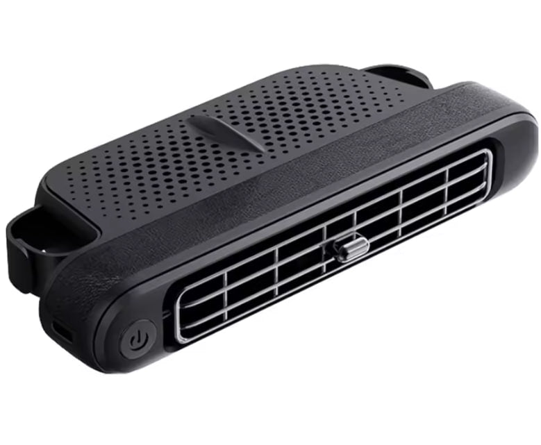 DriveForce™ USB Car Cooling Fan for Backseat 3 Speeds Portable Car Seat Headrest Fan 5V/2A
