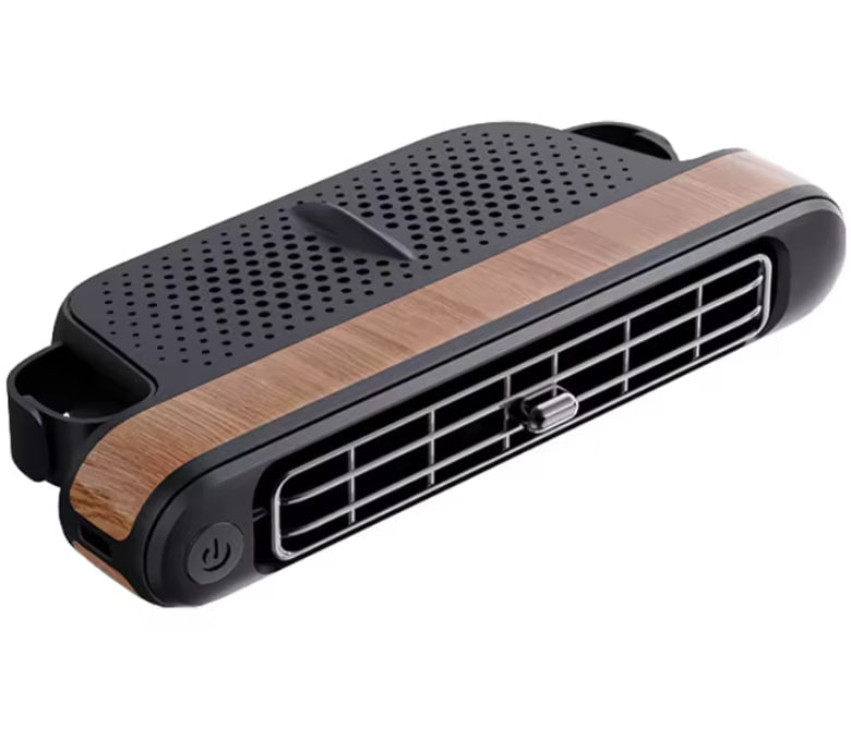 DriveForce™ USB Car Cooling Fan for Backseat 3 Speeds Portable Car Seat Headrest Fan 5V/2A