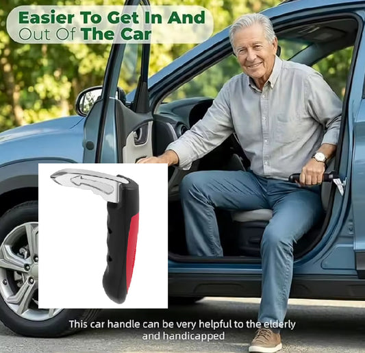 DriveForce™ 2 in 1 Car Door Assist Handle Multifunction Vehicle Support Cane Grab Handles Window Breaker